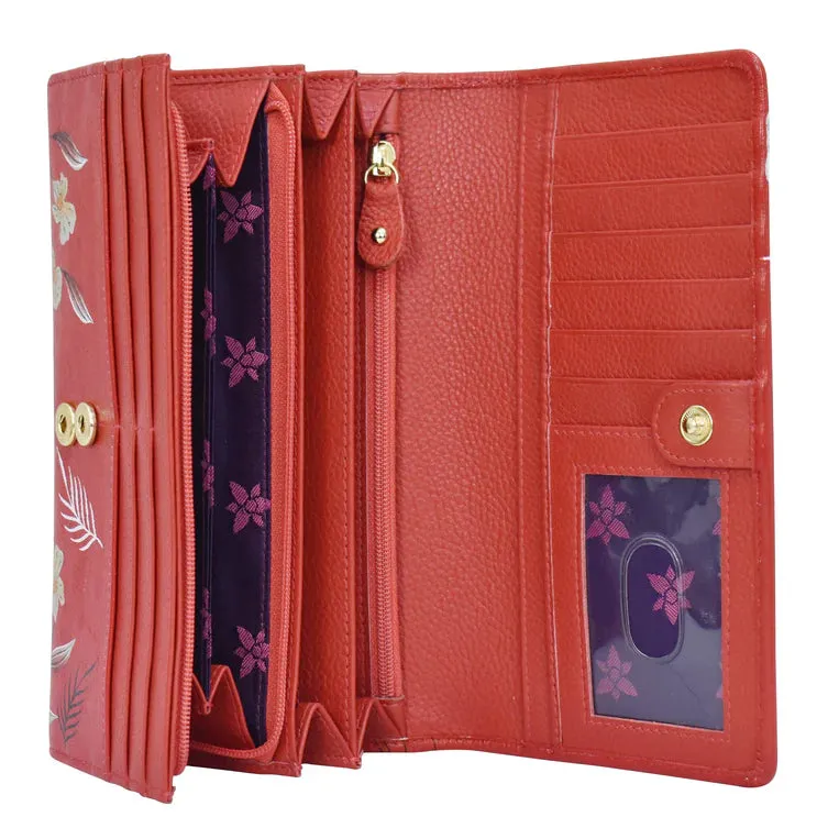 Anuschka Accordion Flap Wallet