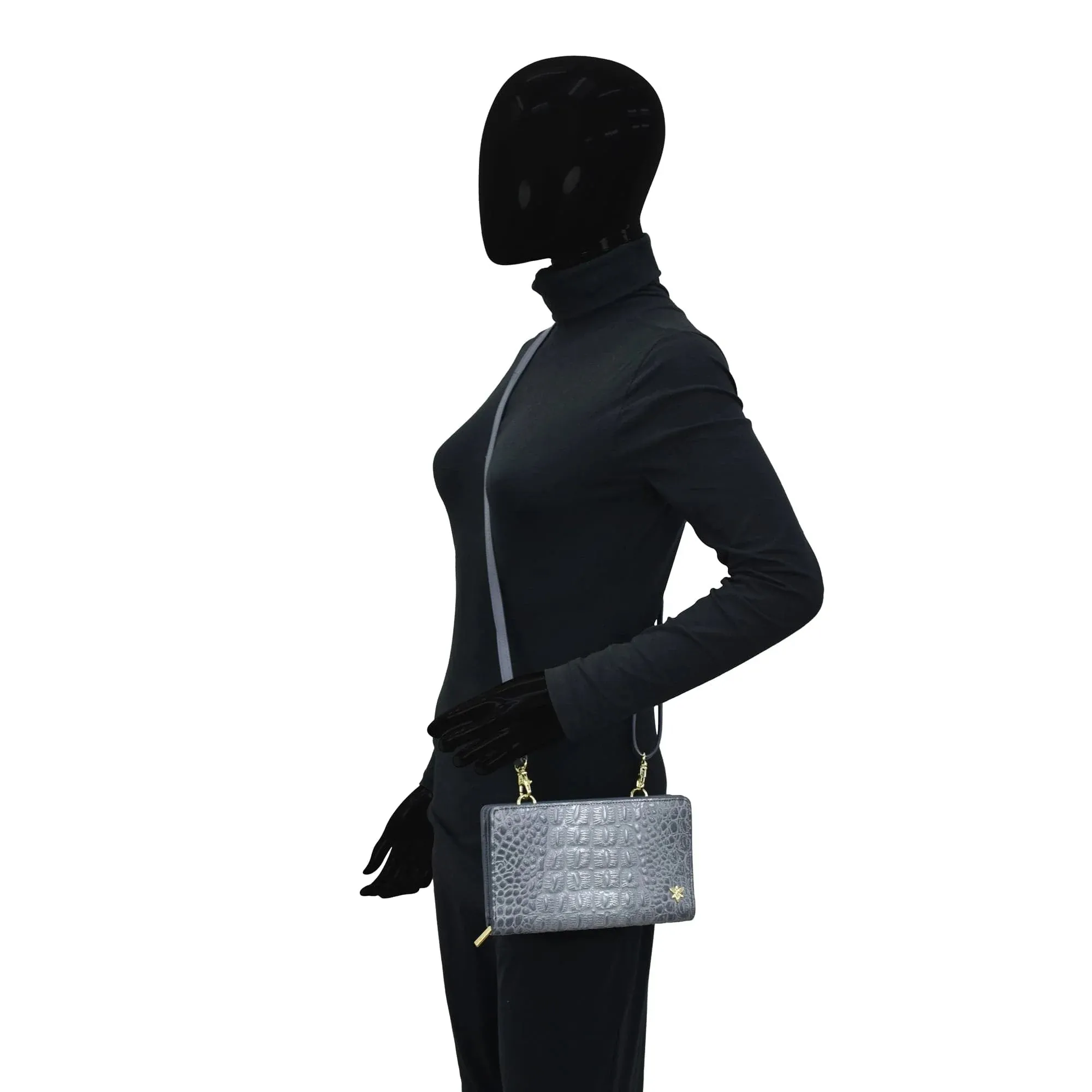 Anuschka Organizer Wallet Crossbody
