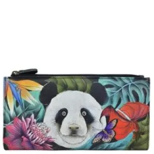 Anuschka Two Fold RFID Wallet Happy Panda