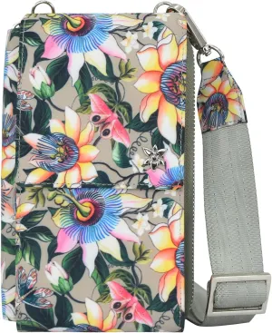 Anuschka Wanderlust Luxe Fabric Collection Women's Vegan Phone Organizer Wallet