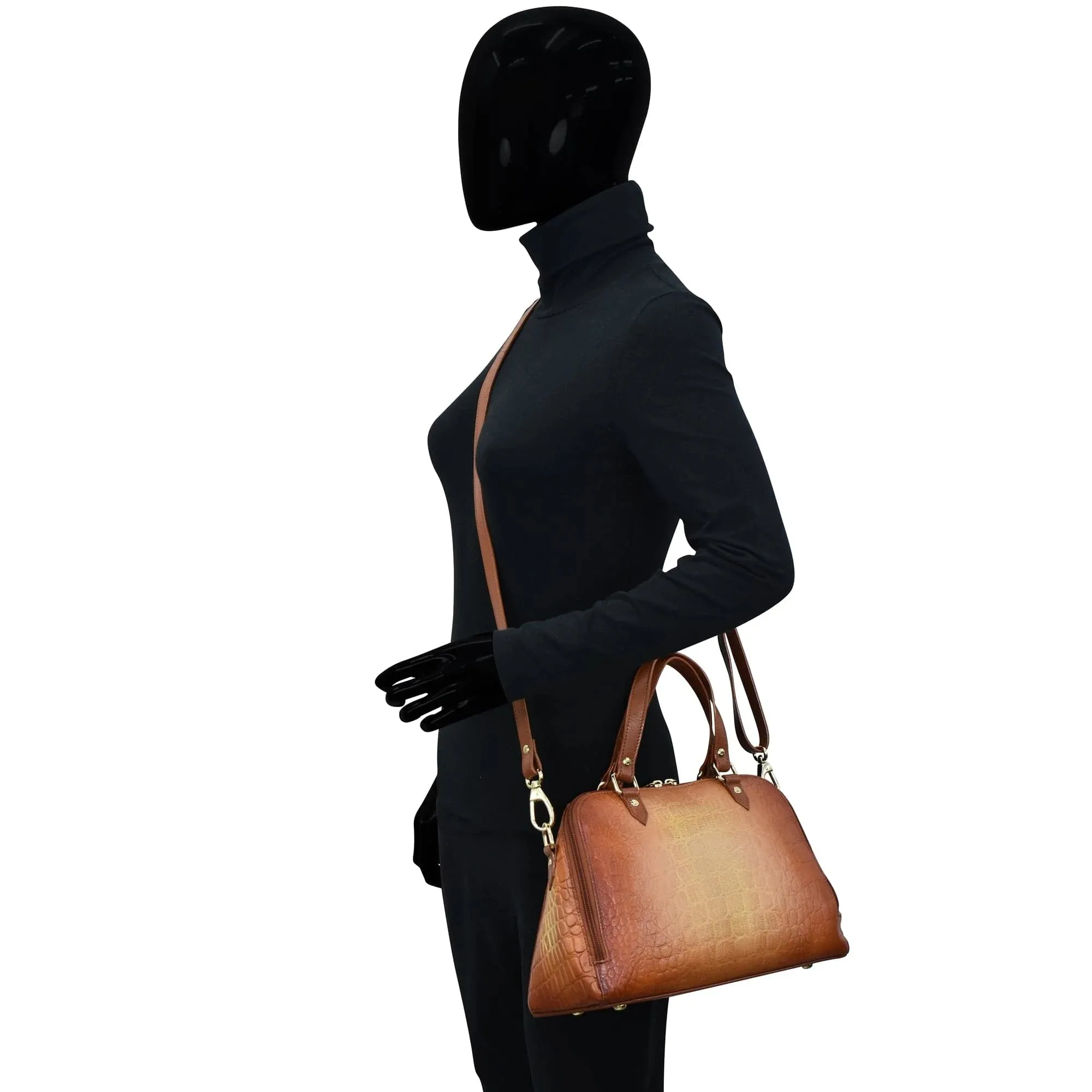 Anuschka Wide Organizer Satchel