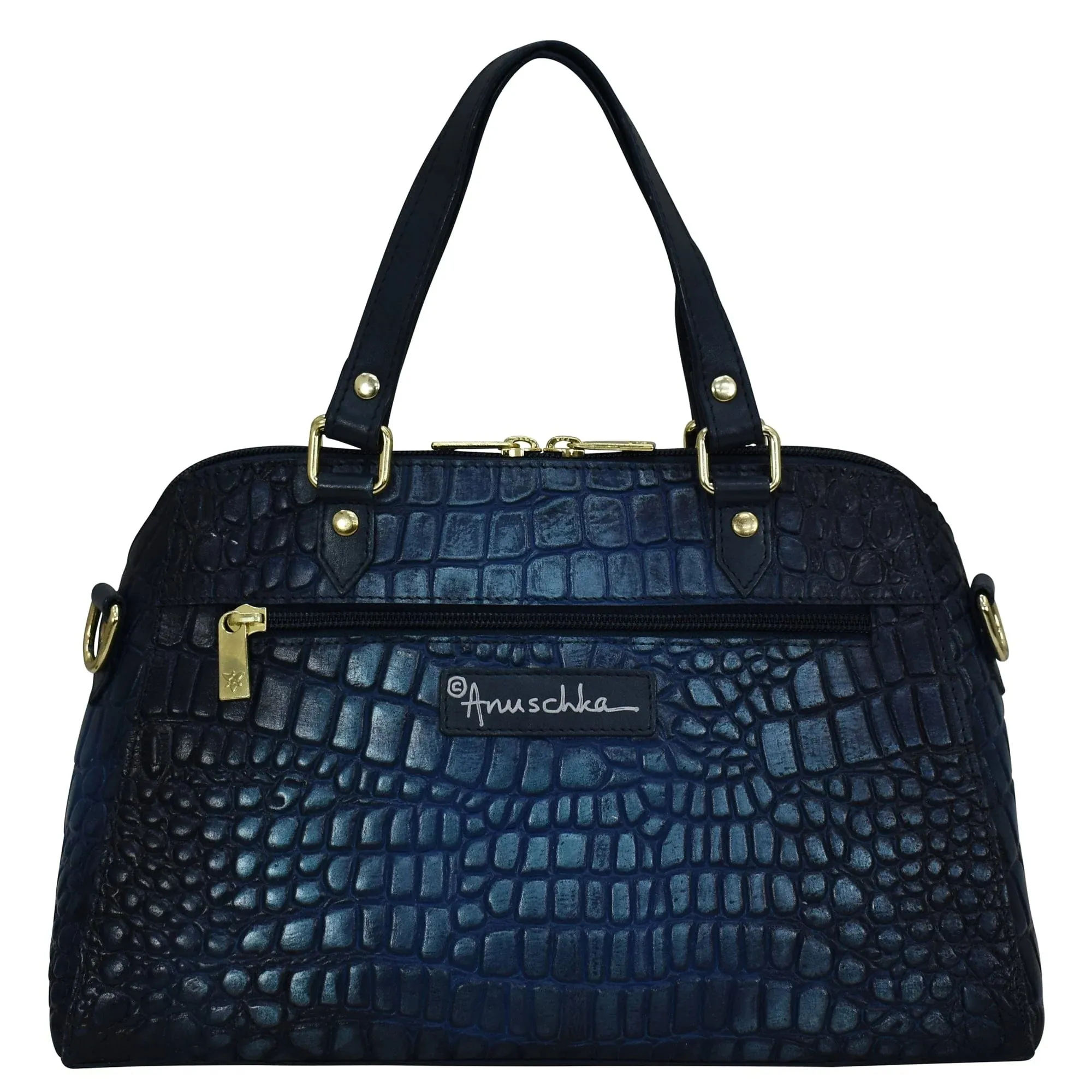 Anuschka Wide Organizer Satchel