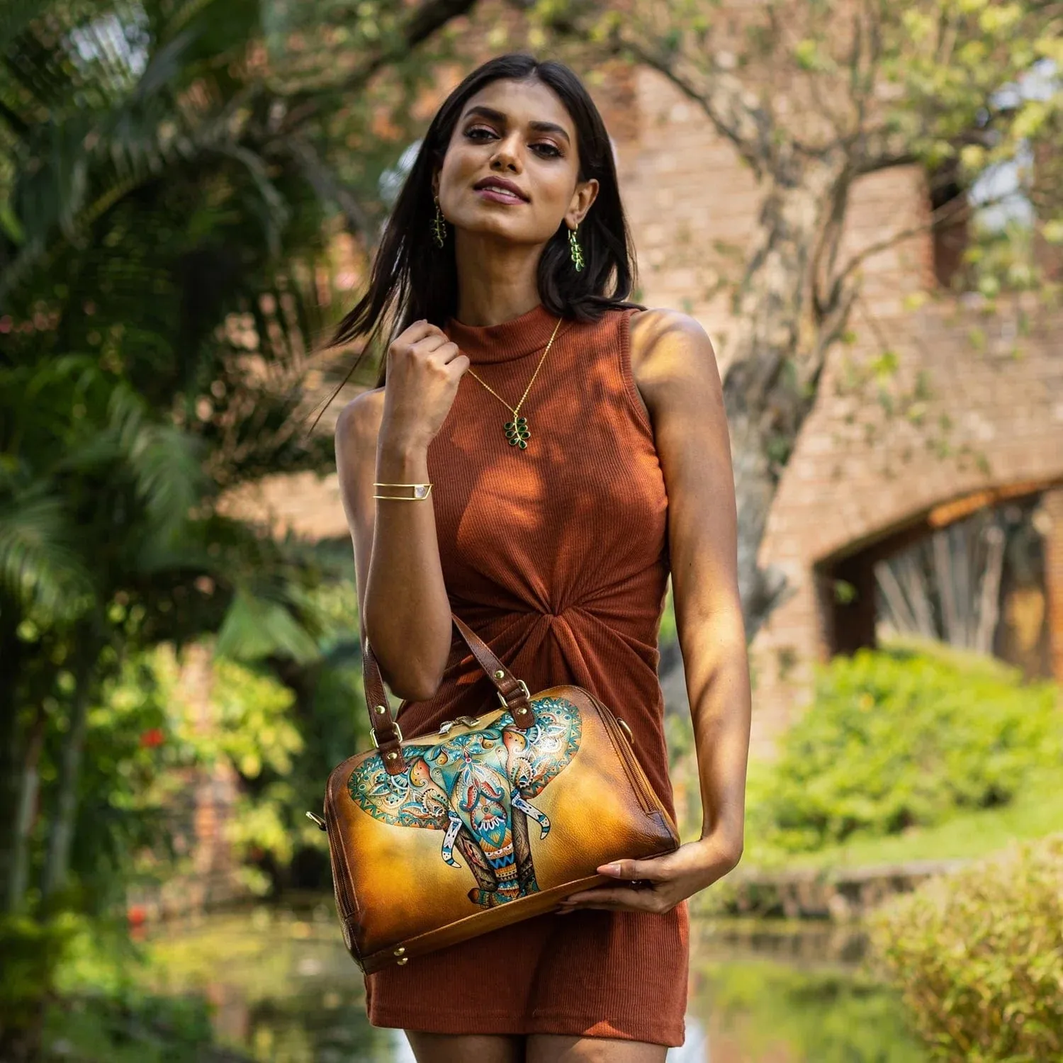 Anuschka Wide Organizer Satchel