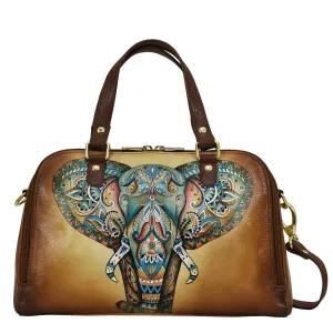 Anuschka Wide Organizer Satchel