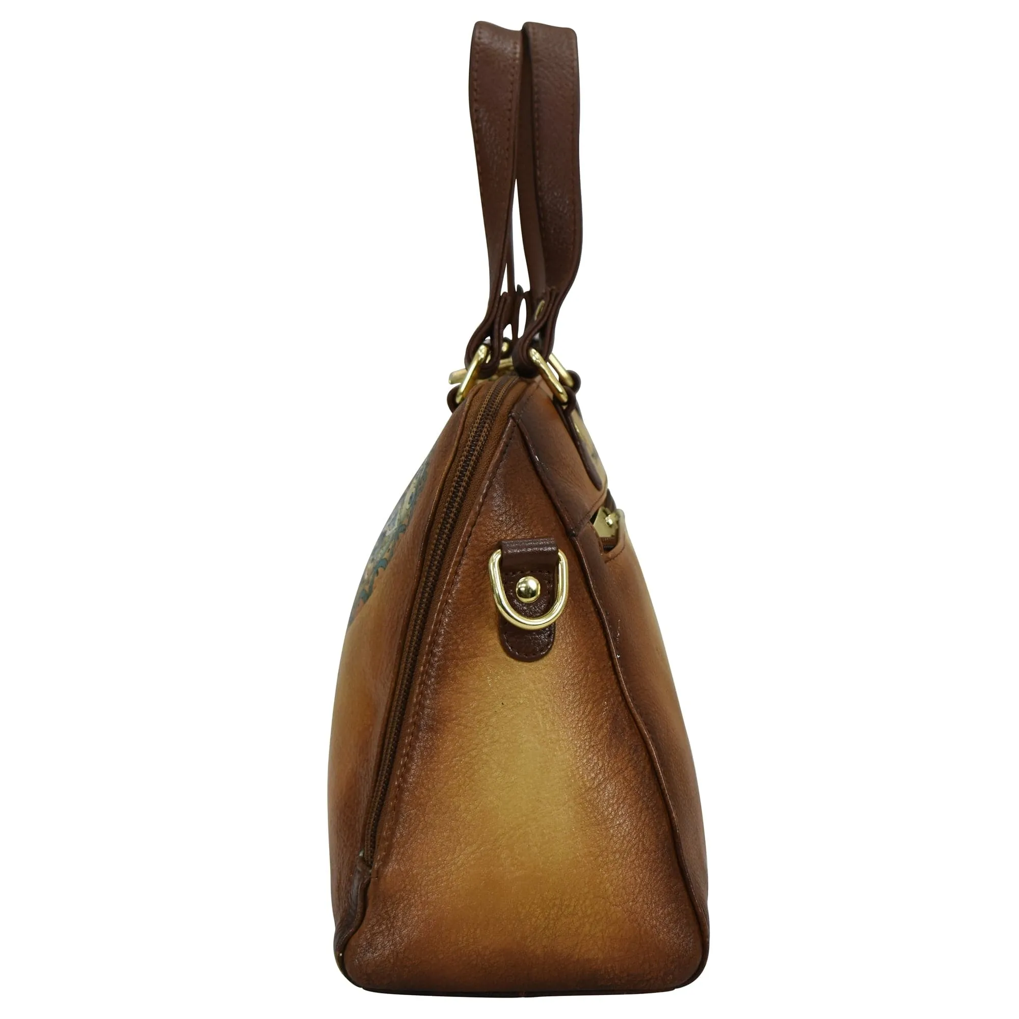Anuschka Wide Organizer Satchel