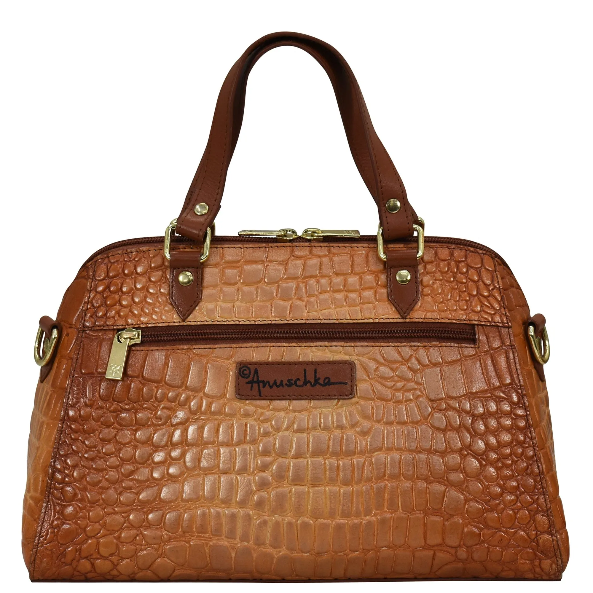 Anuschka Wide Organizer Satchel