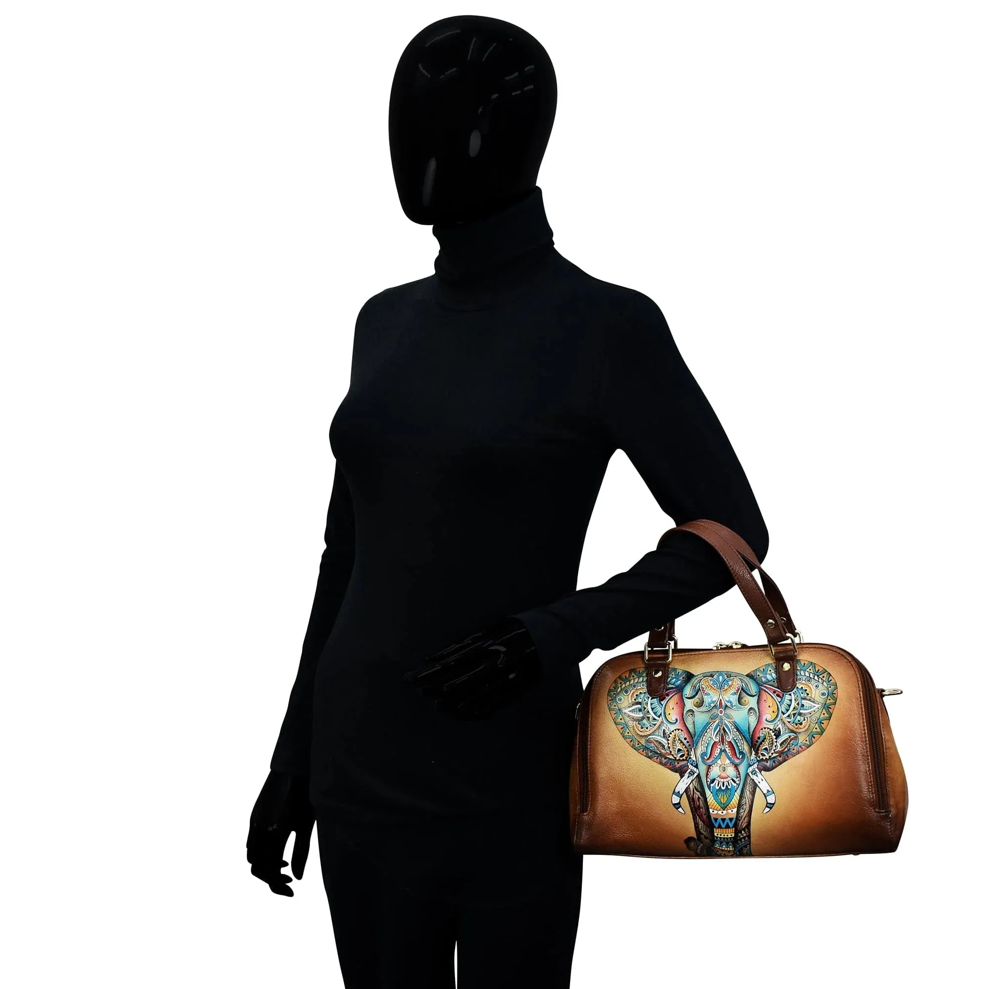 Anuschka Wide Organizer Satchel