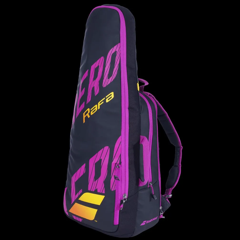 Babolat Pure Aero RAFA Tennis Backpack - Black / Pink / Yellow