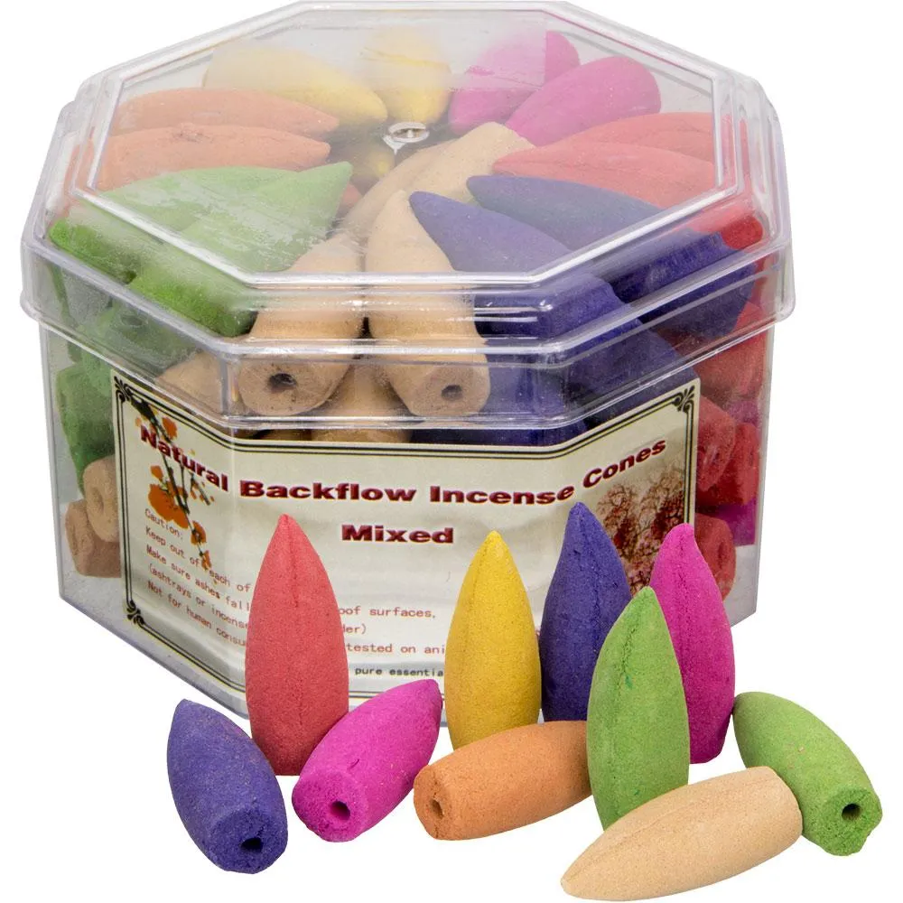 Backflow Incense Mixed Scent 70 Pack
