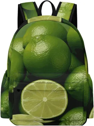 Backpack for Men Women Daypack Waterproof Fresh Green Lime Computer Bag Business Work Bag for Travel