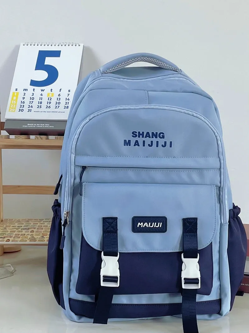 Bag Female College Student Shoulder Bag Casual Canvas Tuition Bag