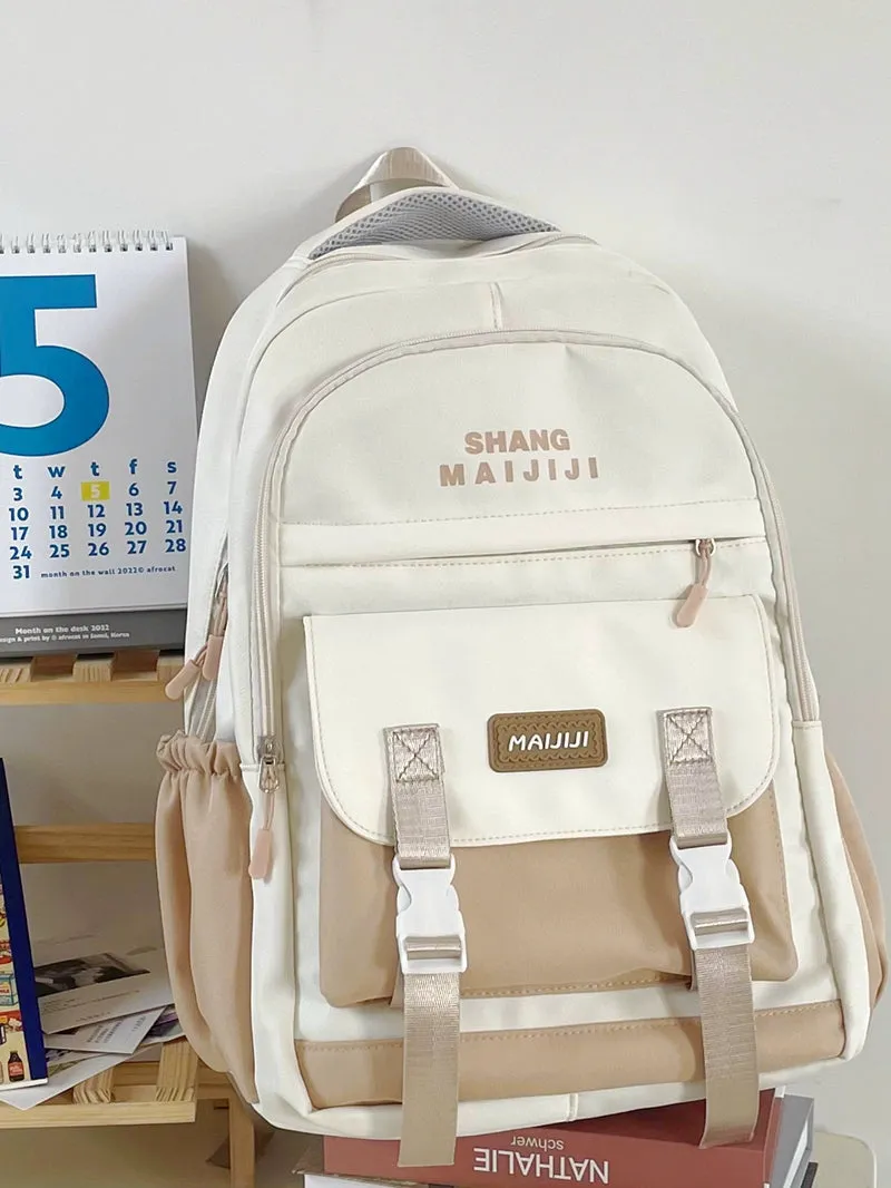 Bag Female College Student Shoulder Bag Casual Canvas Tuition Bag