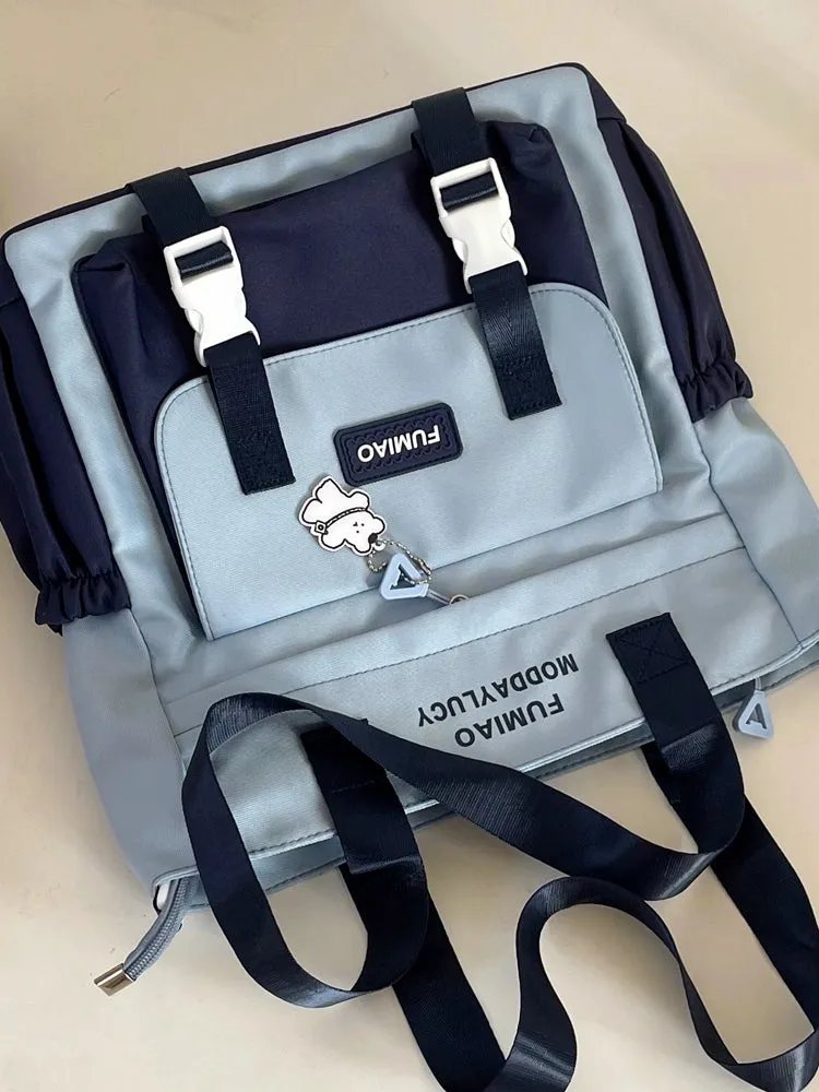 Bag Female College Student Shoulder Bag Casual Canvas Tuition Bag