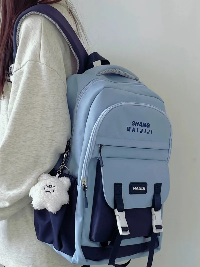 Bag Female College Student Shoulder Bag Casual Canvas Tuition Bag