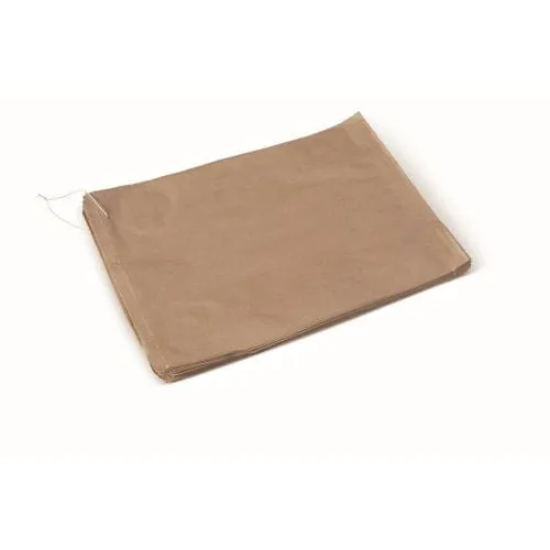 Bag Flat #6 Paper Brown 346x240mm Strung
