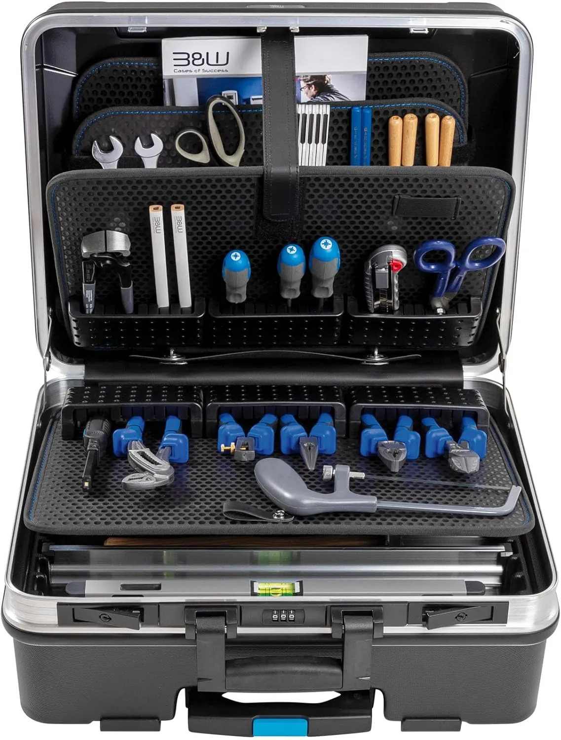 B&W GO mobile tool case with MODULE tool storage system (ABS case, volume 36 l, 48 x 37.5 x 20 cm inner) 120.04/M, tools not included
