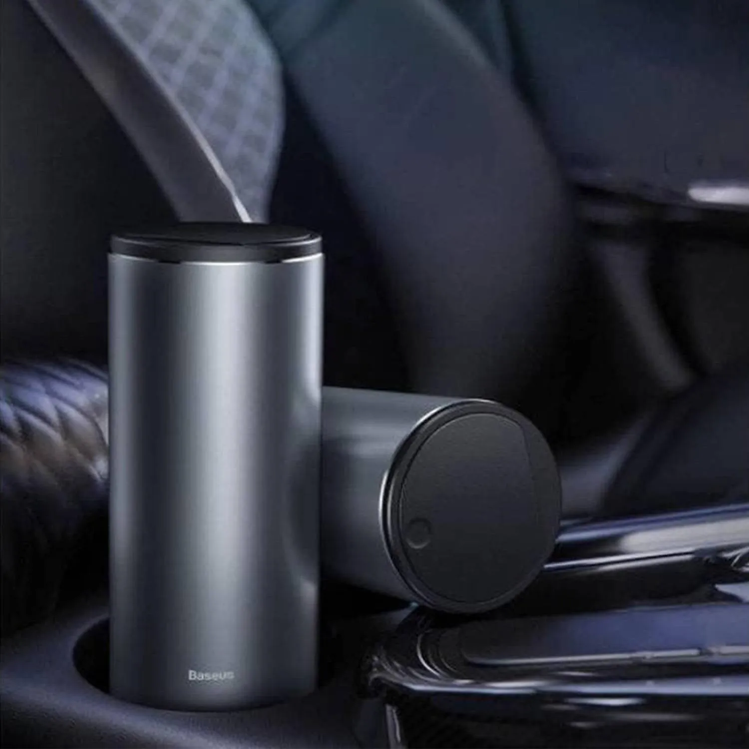 Baseus™ Luxurious Aluminum Alloy Car Trash