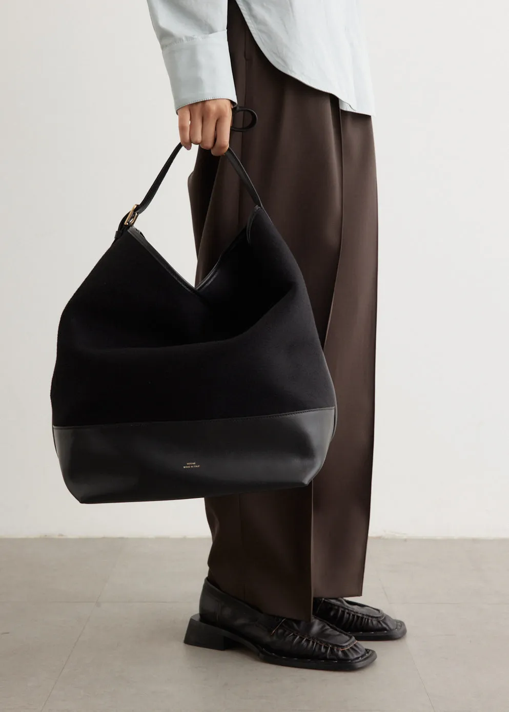 Belted Doublé Tote Bag
