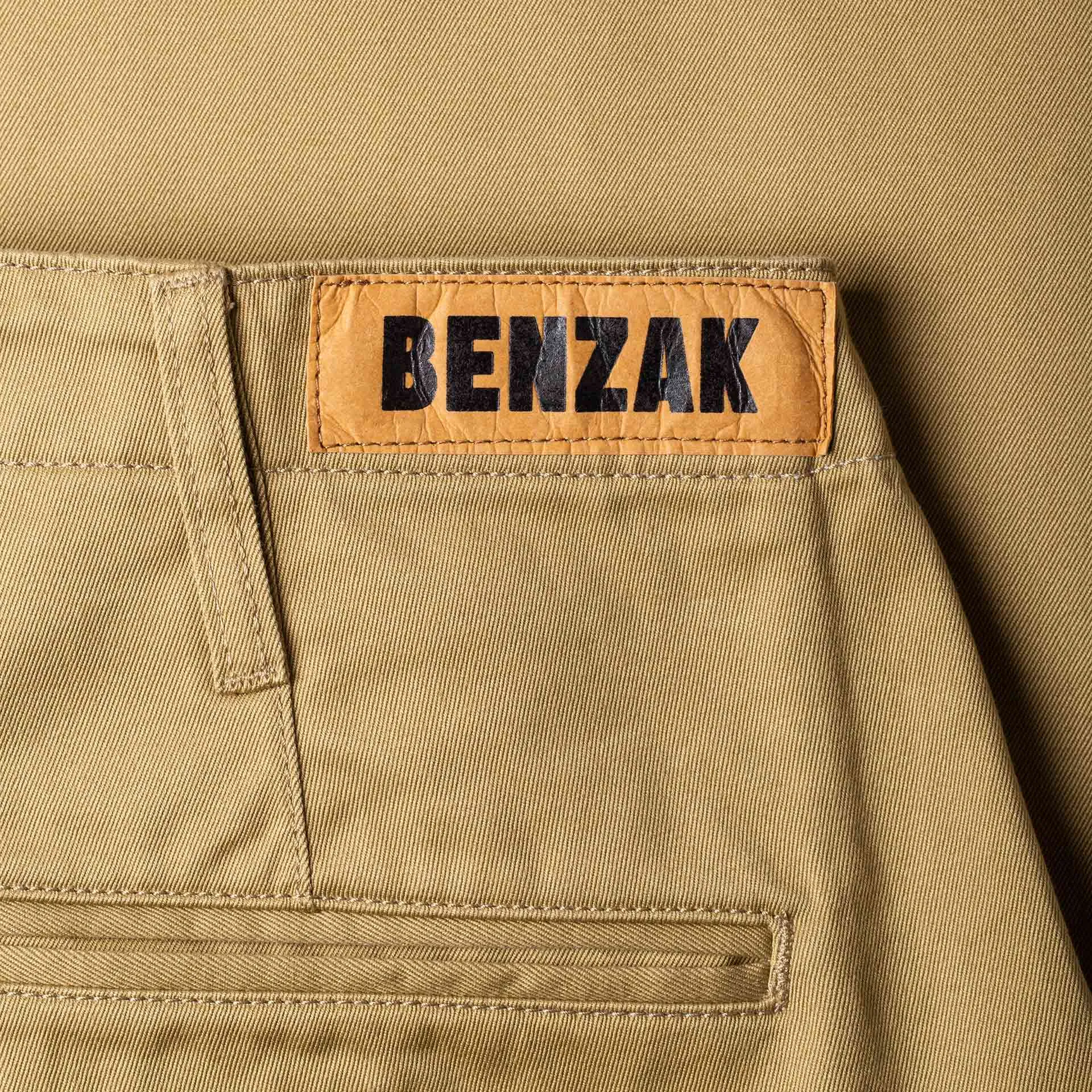 【Benzak Denim Developers】BC-04 RELAXED CHINO 8.5 oz. aged bronze brown sateen twill / 寬鬆錐形 古銅卡其色 薄款軍用沙丁布