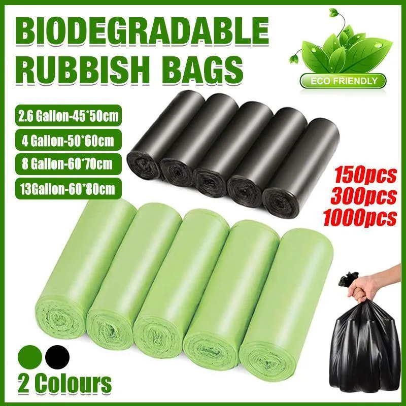 Biodegradable Bin Liners 4Sizes 2Colours Garbage Bags