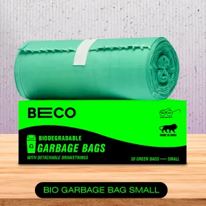 Biodegradable Garbage Bags - Small - 30 bags/roll_