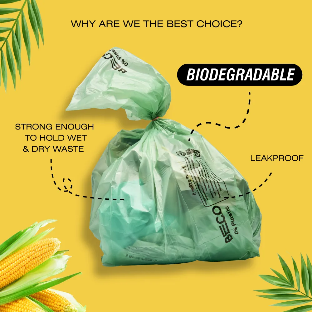 Biodegradable Garbage Bags - Small - 30 bags/roll**