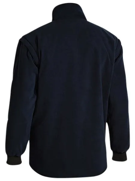 Bisley Mens BM-Taped 5-in-1 Rain Jacket 300D Orange/Navy L