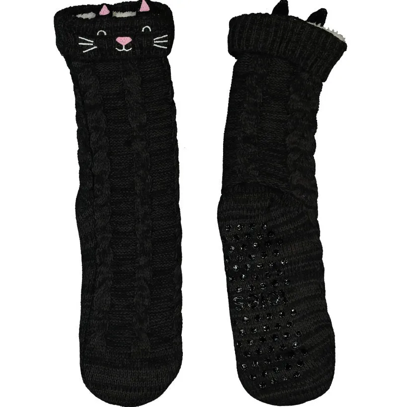 Black Cat Totes Toasties  -  Ladies Single Pack Socks Cat