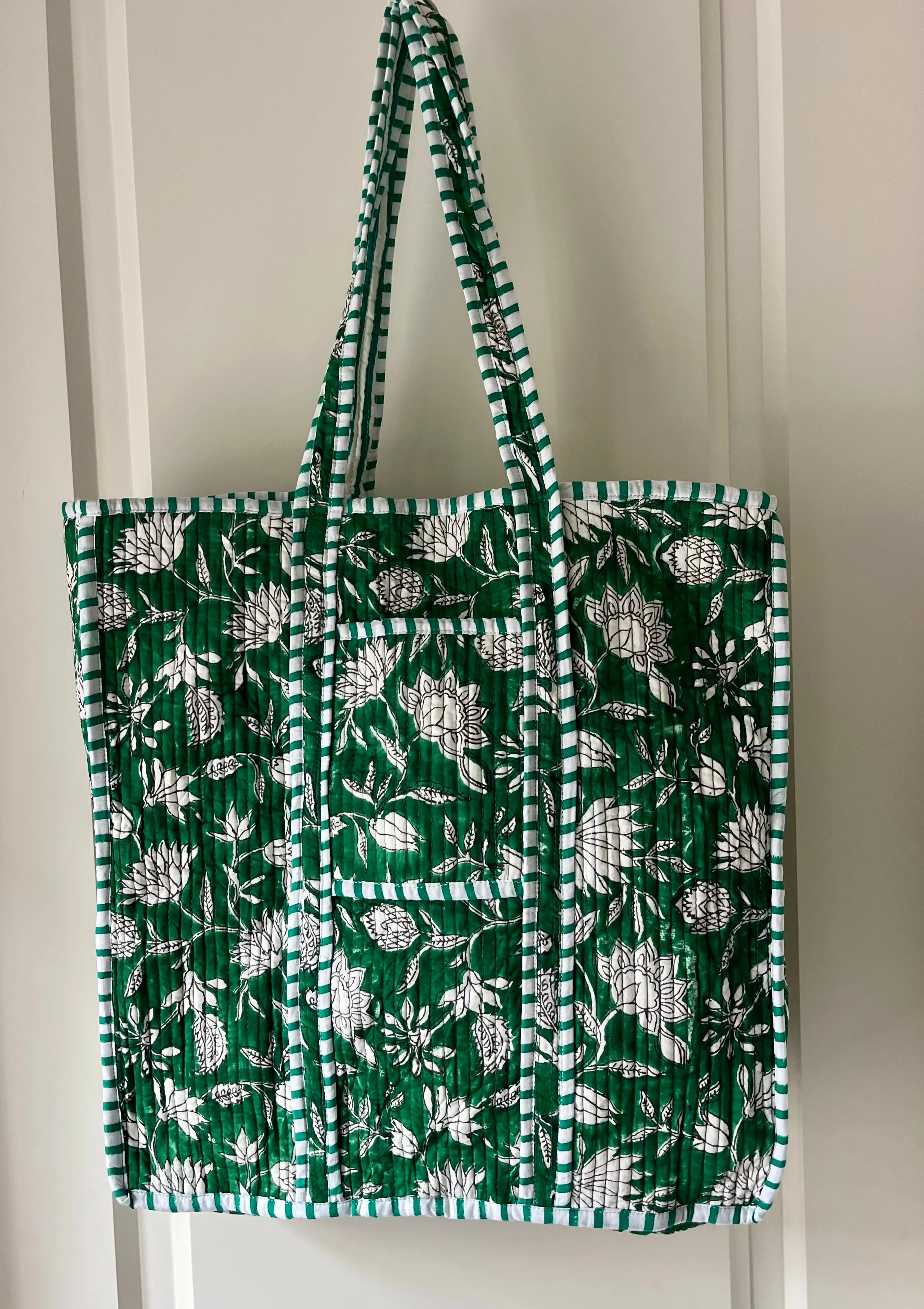 Block Print Tote Bag Large