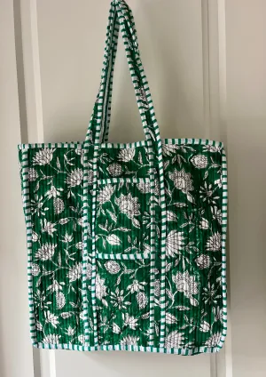 Block Print Tote Bag Large