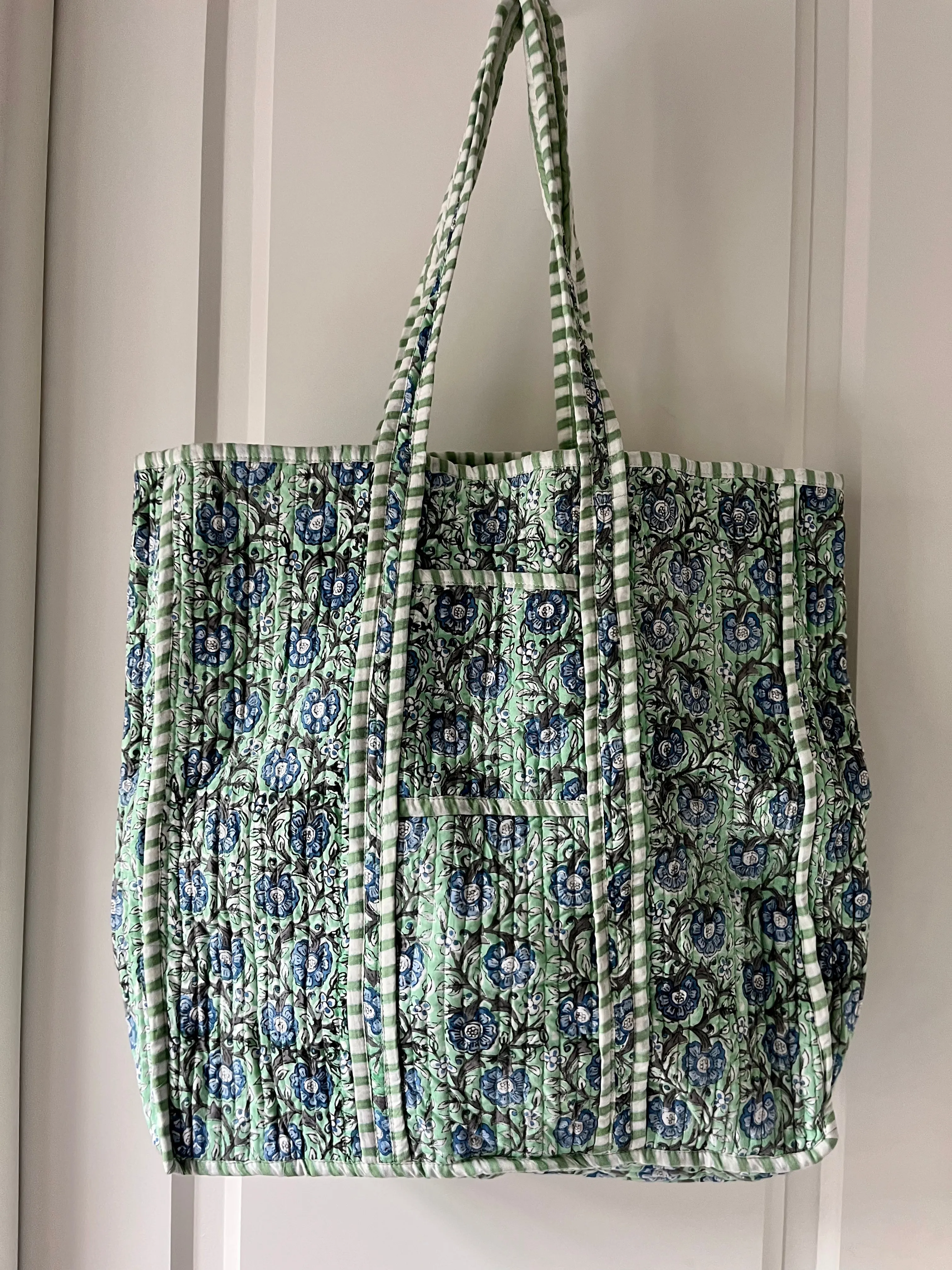 Block Print Tote Bag Large