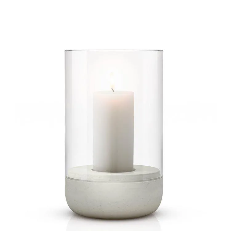 Blomus Candle Holder Concrete & Glass - Medium