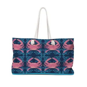 Blue Crab Weekender Bag
