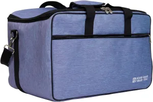 Board Game Bag - Fits 7 Standard Boxes - Carry With Backpack/Shoulder Strap/Luggage Slip - Padded For Protection - Duffle Bag For Travel Or Game Night - Pocket For DND Accessories (Amethyst Purple)