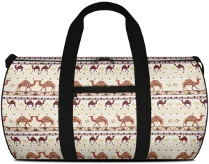 Boatee Camel Womens Travel Bag Large Capacity Duffle Bag Portable Duffel Bag Stylish Weekender Handbag Overnight Purse with Inner Pocket Casual Holdall Handle Bags for Camping Gym Hiking White