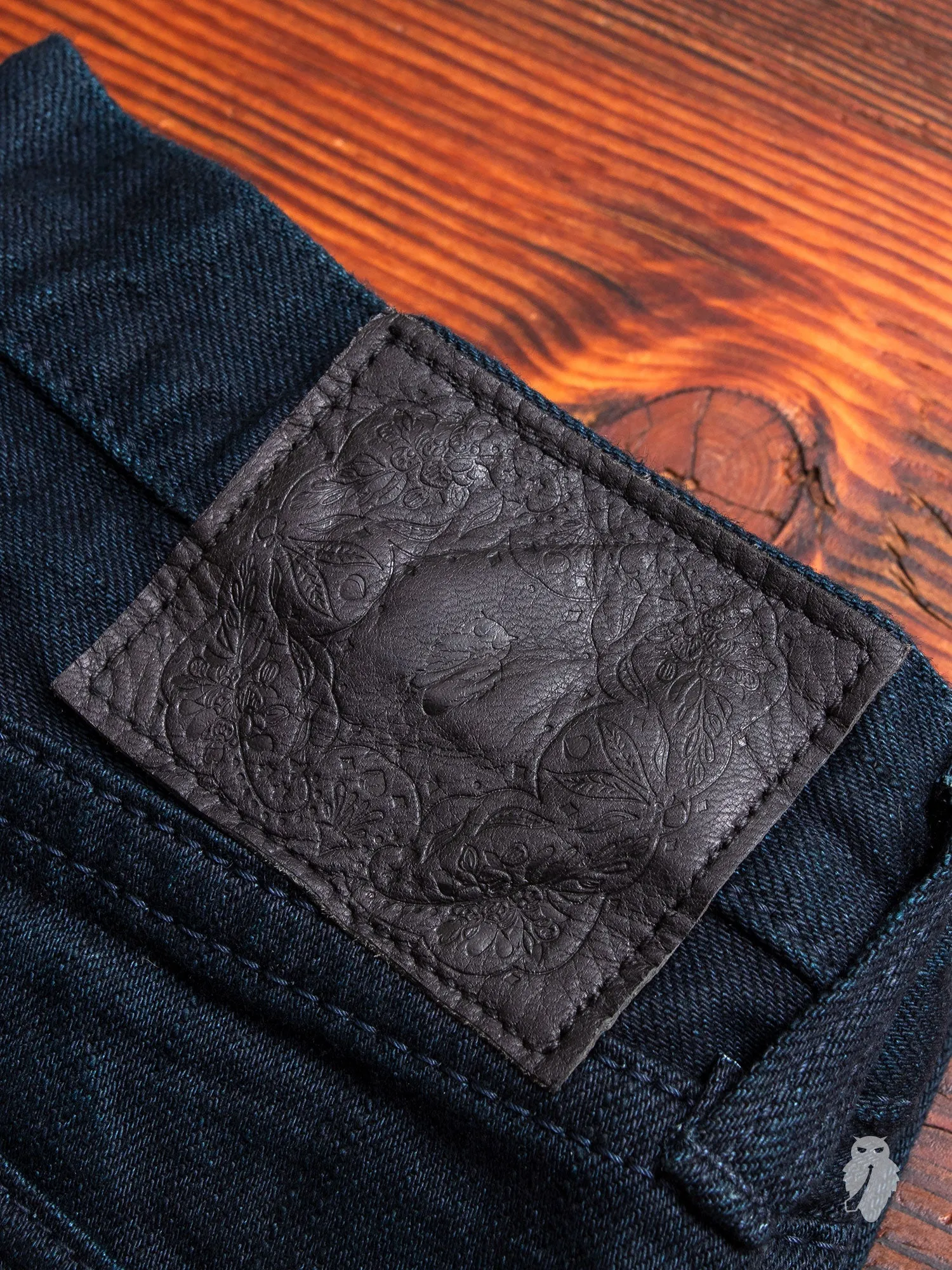 BOM012-B "Momotaro x Blue Owl" 15.7oz Selvedge Denim - Tight Tapered Fit