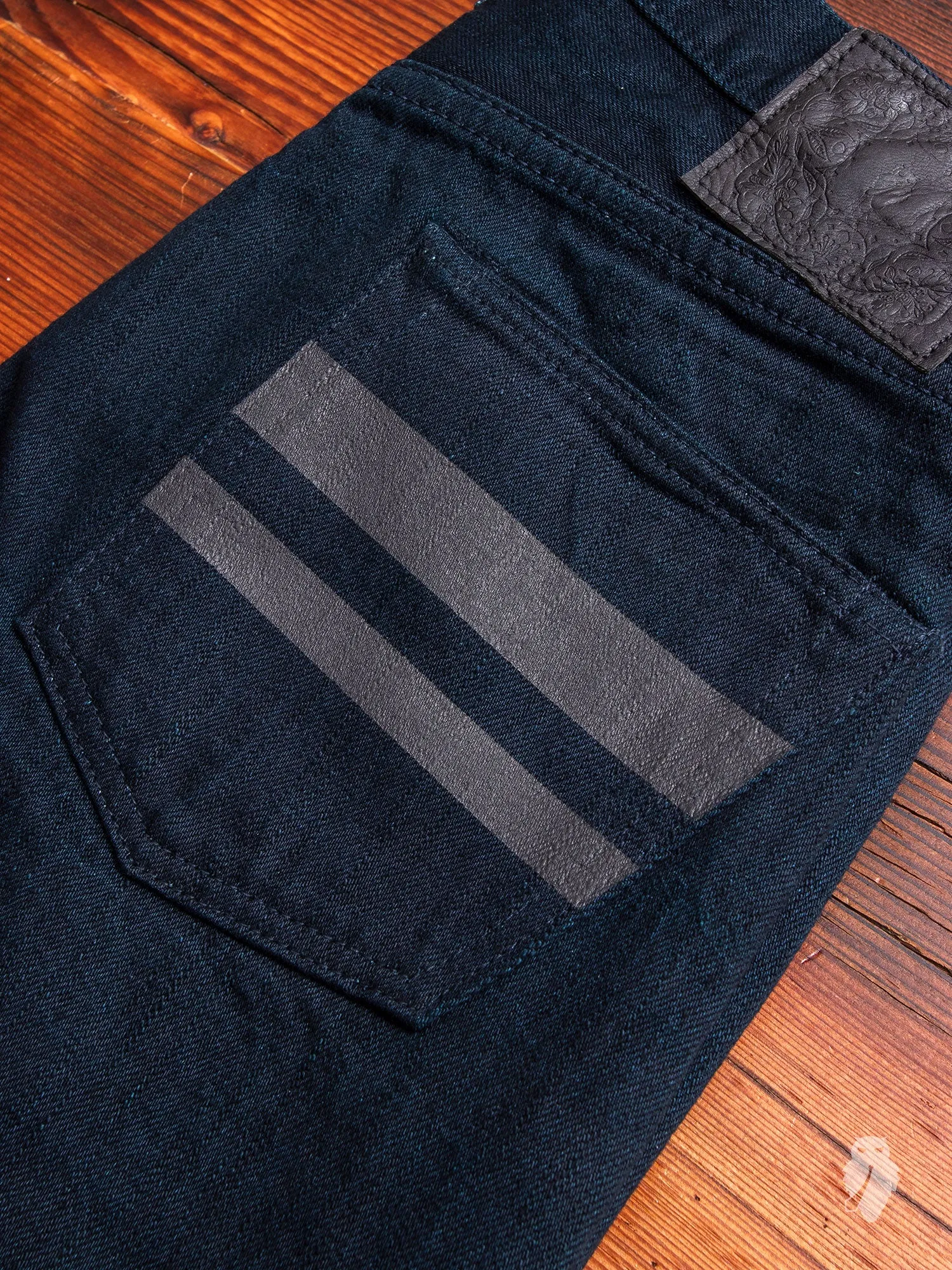 BOM012-B "Momotaro x Blue Owl" 15.7oz Selvedge Denim - Tight Tapered Fit