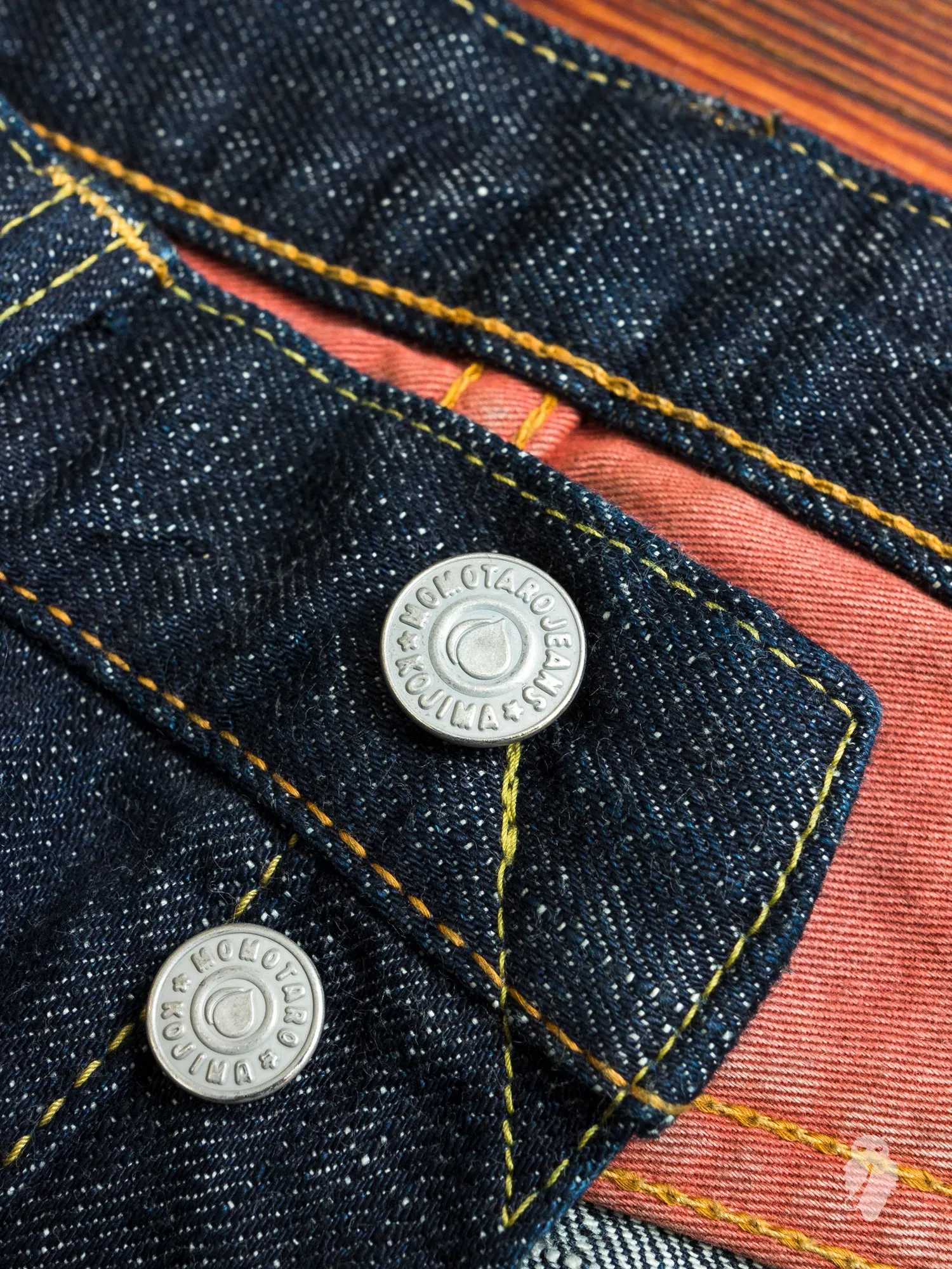 BOM012 "Momotaro x Blue Owl" 15.7oz Selvedge Denim - Tight Tapered Fit