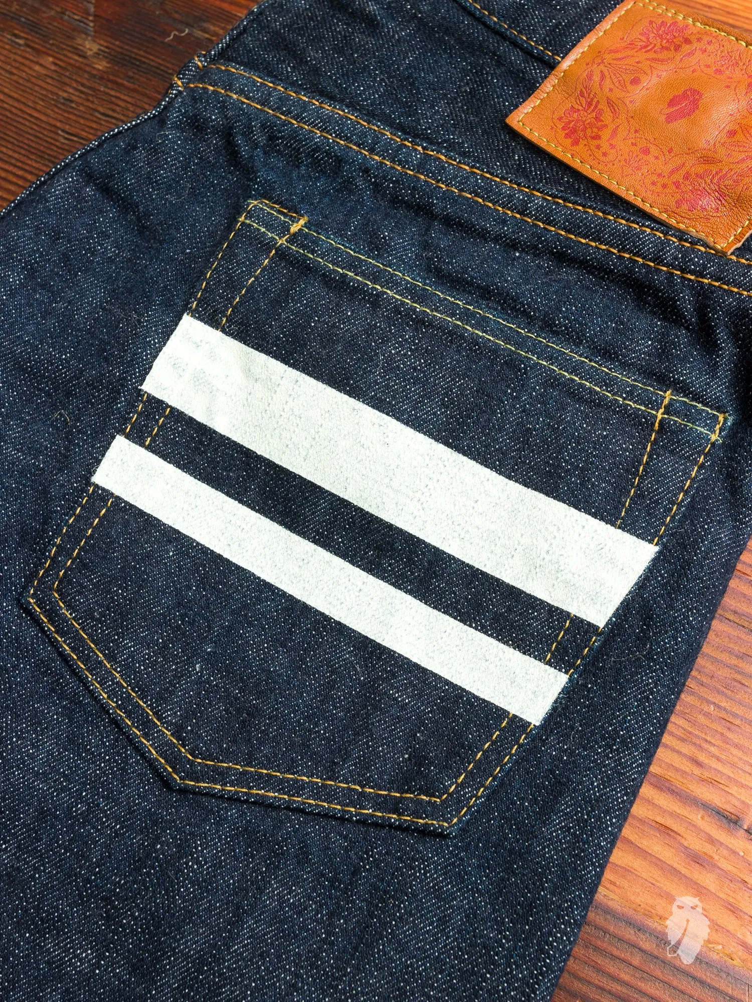 BOM012 "Momotaro x Blue Owl" 15.7oz Selvedge Denim - Tight Tapered Fit