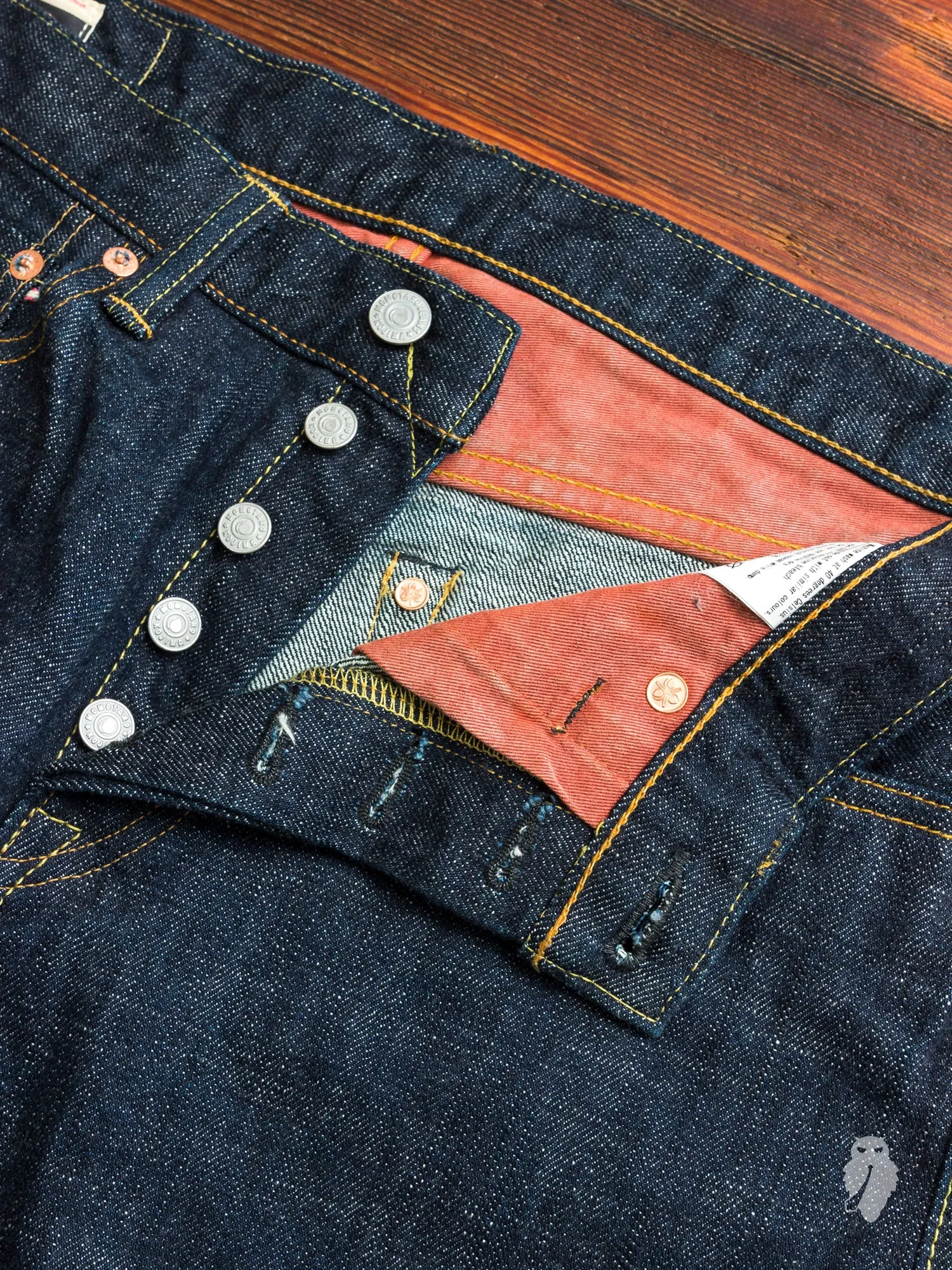 BOM012 "Momotaro x Blue Owl" 15.7oz Selvedge Denim - Tight Tapered Fit