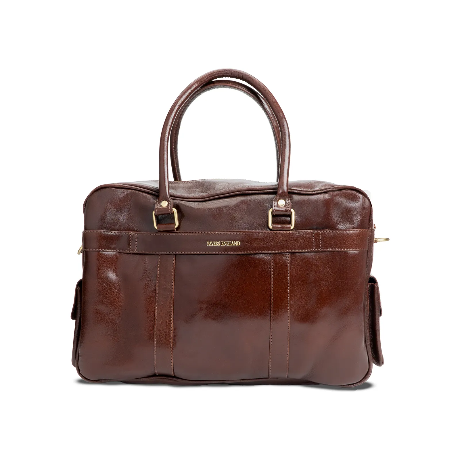 Brown Glaze Leather Pilot Bag