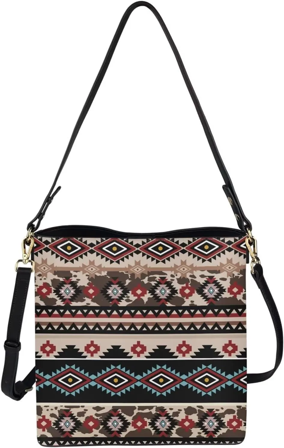 Bucket Purse with Adjustable Strap Womens Leather Tote Bag Travel Totes