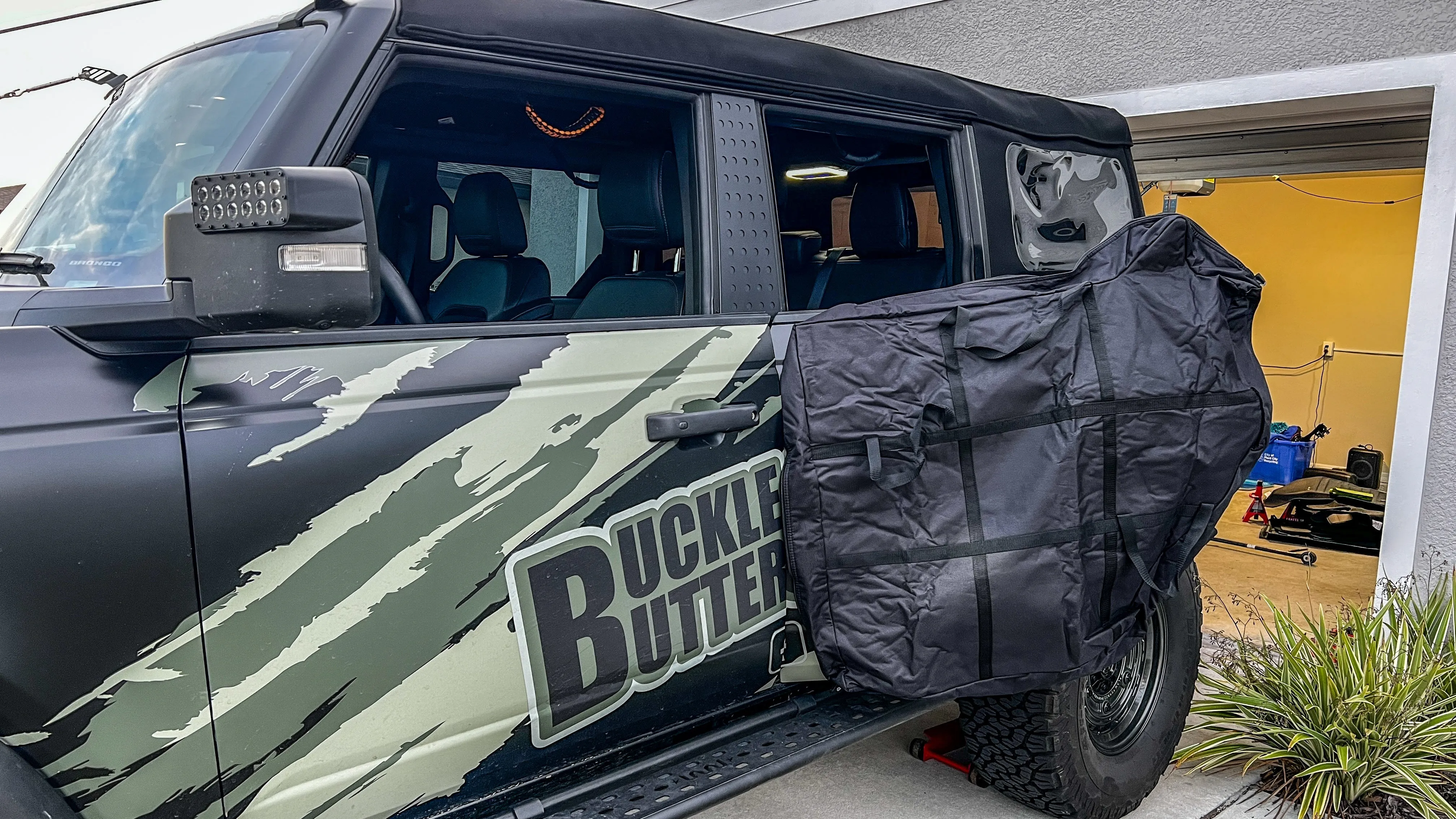 Buckle Up Off-Road REAR Door Storage Bags for 2021  Ford Bronco 4-Door - 2 Bags