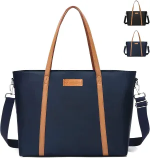 BUG Lightweight Women Laptop Tote Bag for Work, Casual Handbag for Travel Beach College Teacher