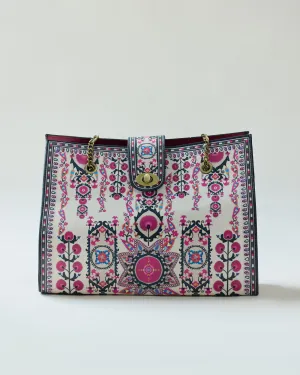 Bukhara - Tote : Raspberry