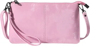 Bveyzi Genuine Leather Wristlet Purses for Women, Envelope Clutch Wallet Small Crossbody Bags for Dressy Evening