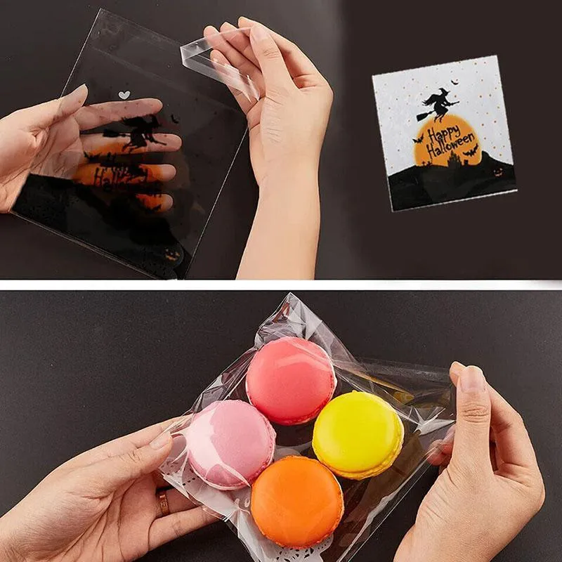 Candy Packaging Bags 100PCS 4Colours Plastic