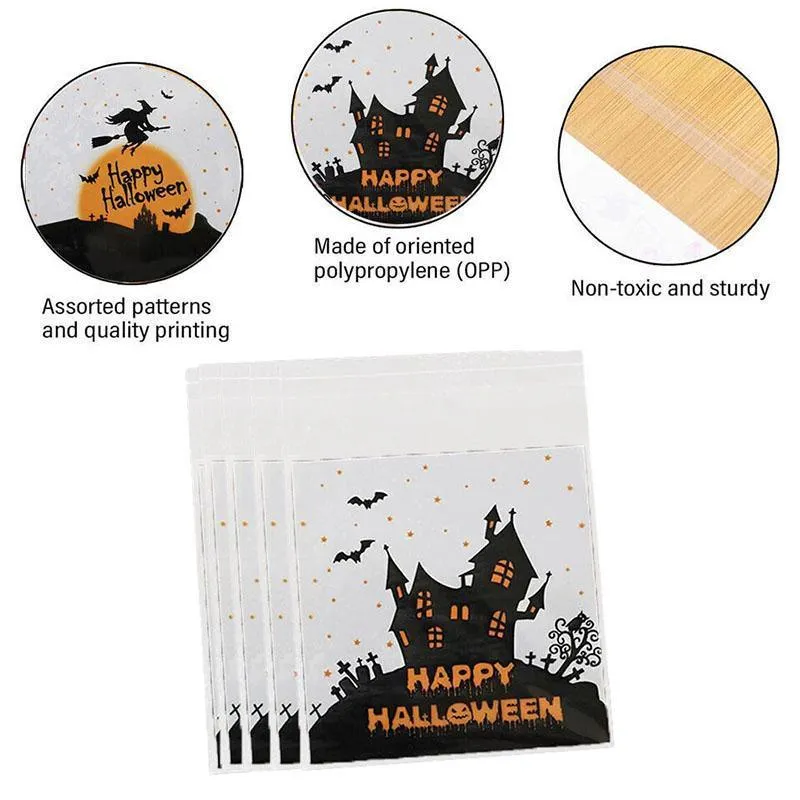 Candy Packaging Bags 100PCS 4Colours Plastic