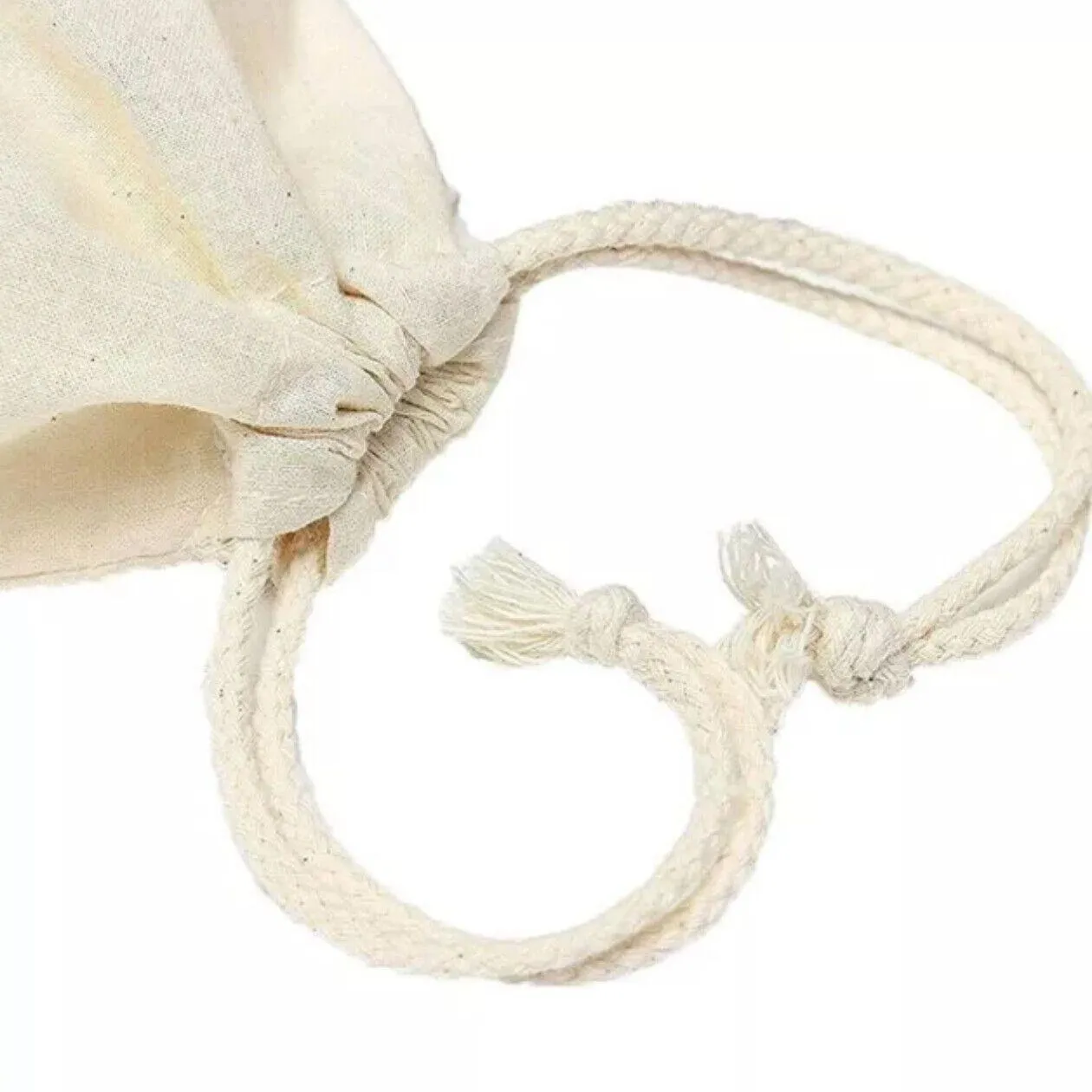 Canvas Bags 10-100pcs Drawstring Storage Bag