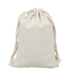 Canvas Bags 10-100pcs Drawstring Storage Bag